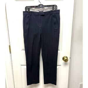 J. Crew Maddie Pant, Black Dress Slacks, Mid Rise, Women's Size 8P